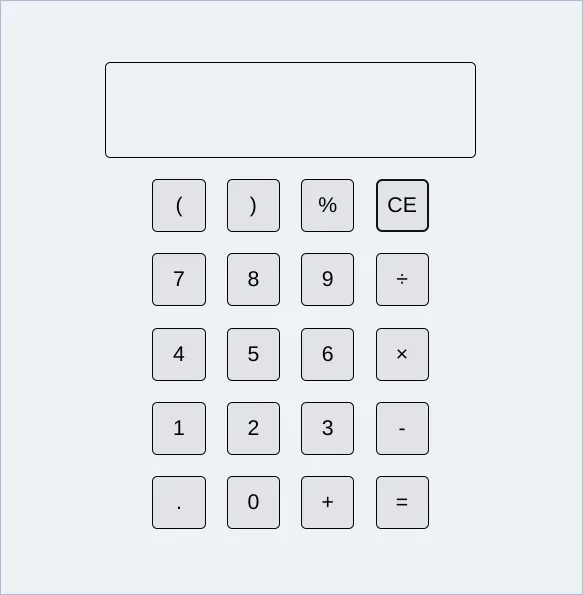 Simple calculator tutorial result